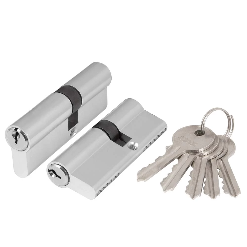 Фото Цилиндровый механизм (AZ100/90) AZ1000Key90 (30+10+50) CP хром