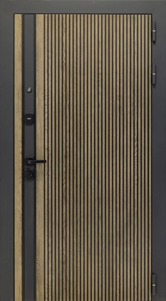 Входная дверь ДвериПРО Rosna ФЛЗ-649 капучино (зеркало) DPRO196800 внешняя сторона