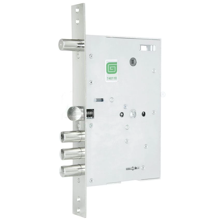 Фото Замок врезной сувальдный с задвижкой и защёлкой ЗВ 80.15 TERMO, 4 кл. (длин. кл. 59 мм)  /128:6050/