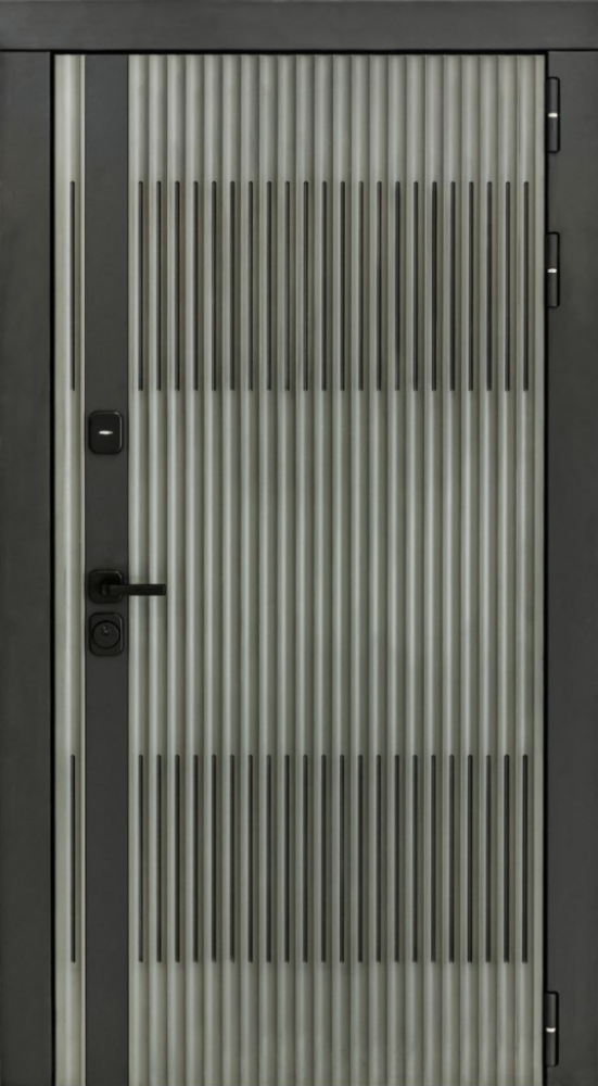 Входная дверь ДвериПРО Elfy ФЛ-790 Velutto Grigio DPRO196827 внешняя сторона