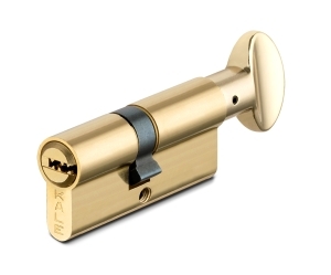 Цилиндровый механизм с вертушкой 164 SM/80 (30+10+40) mm латунь 5 кл.